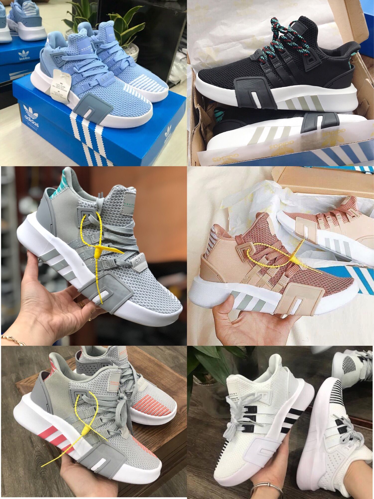 Giày thể thao eqt - bản 1.1 + tặng thêm 1 bộ dây, full box,full bill