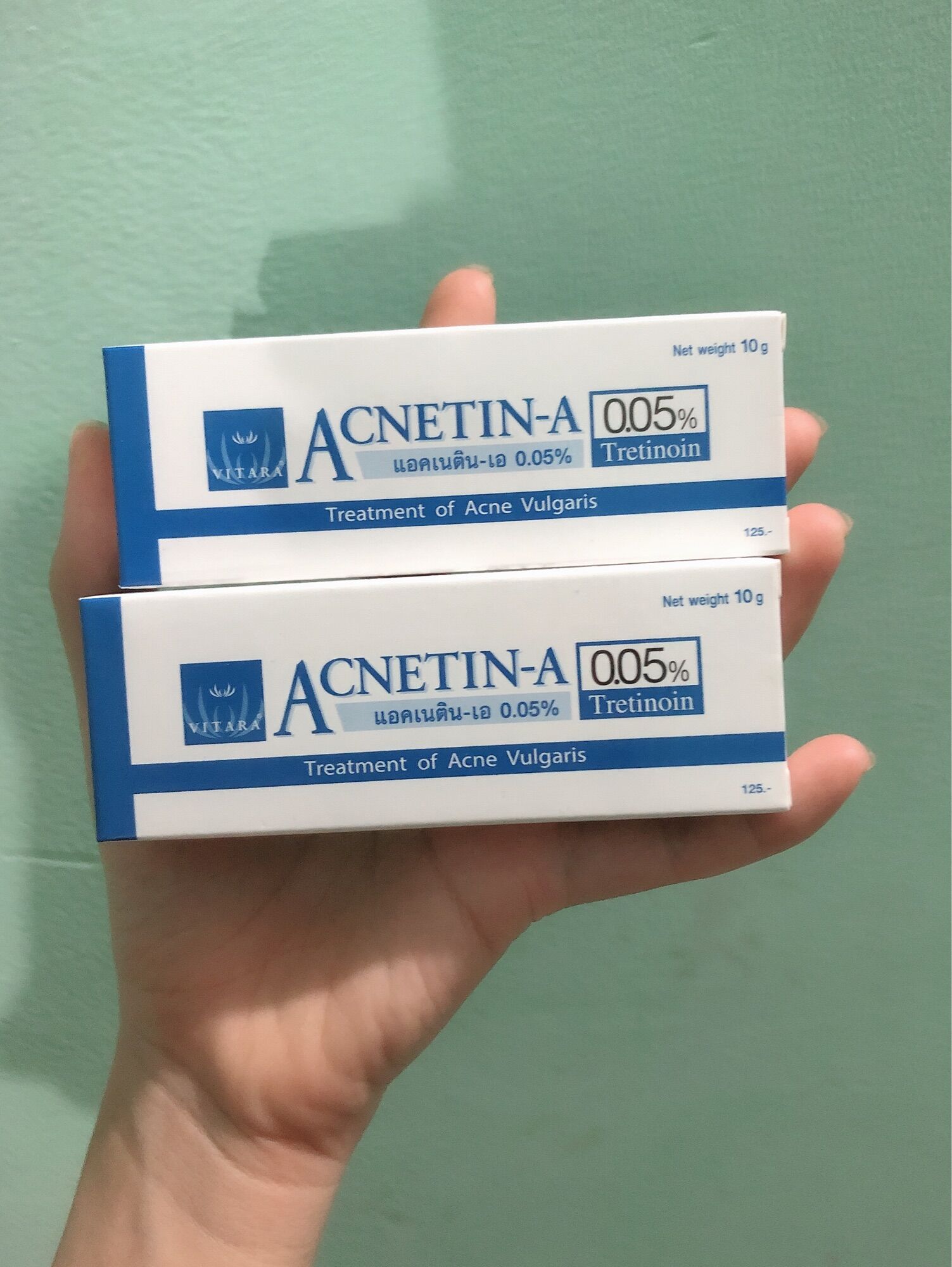 Kem mụn tretinol 0.05% acnetin-a cream 10g