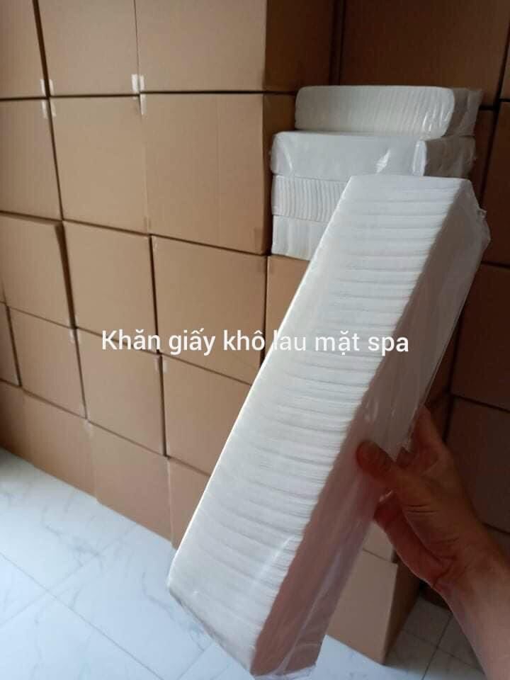 KHĂN GIẤY KHÔ ( 200 TỜ ) DÙNG TRONG SPA , TMV