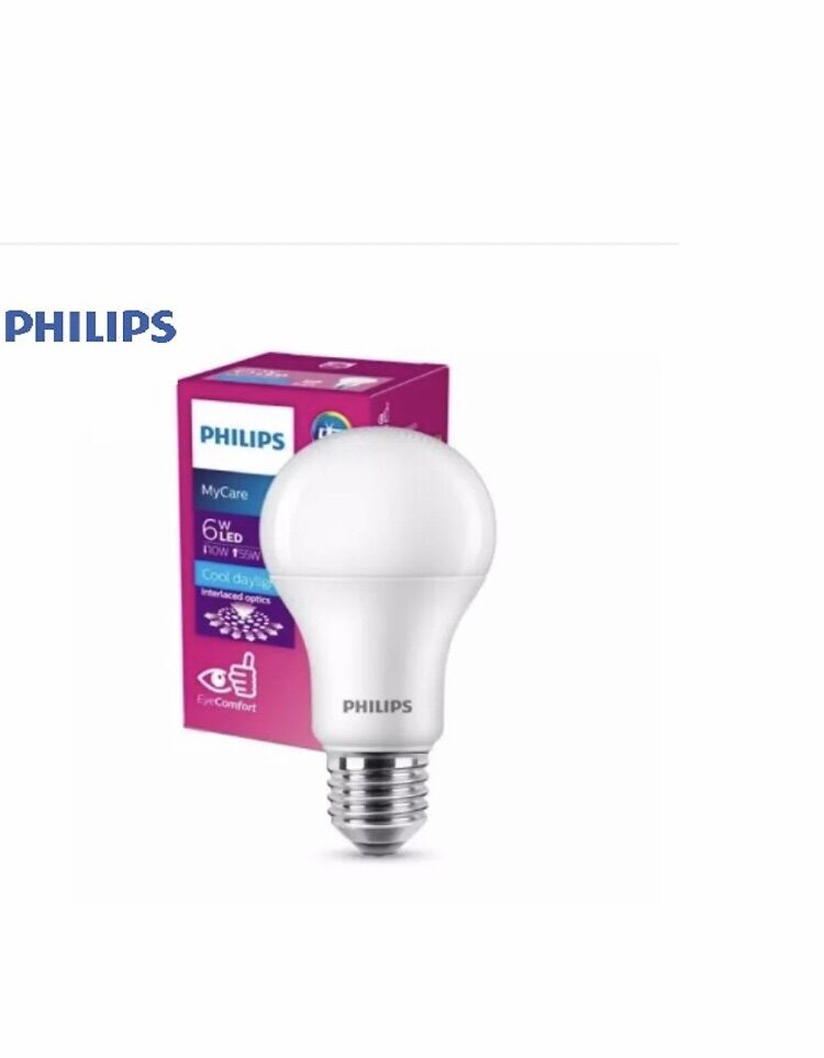 Bóng led bulb mycare 6w đui e27 |philips chính hãng|