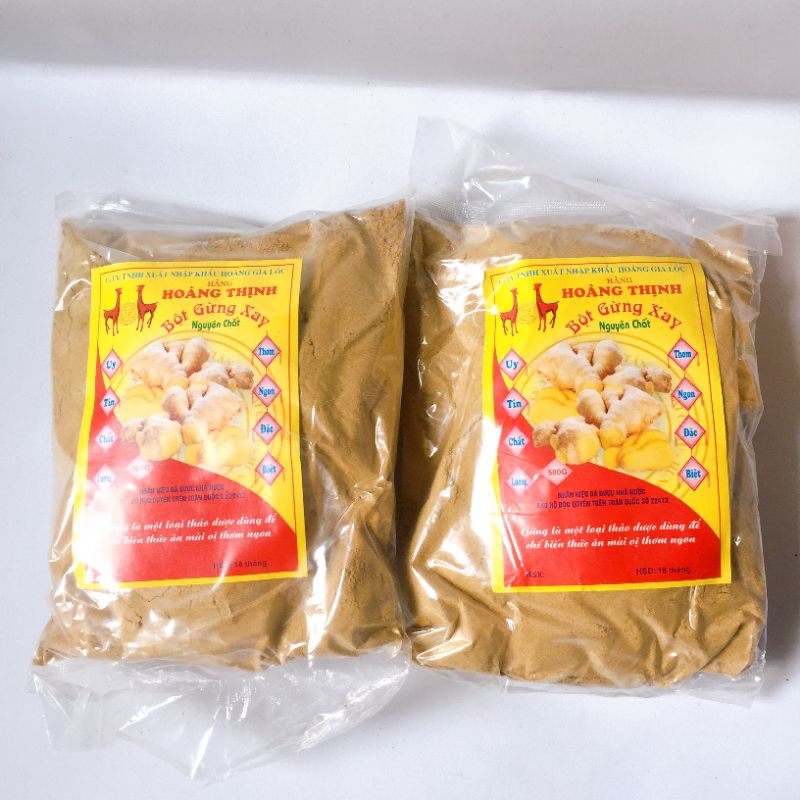 Bột Gừng Nguyên chất Hoàng Thịnh.