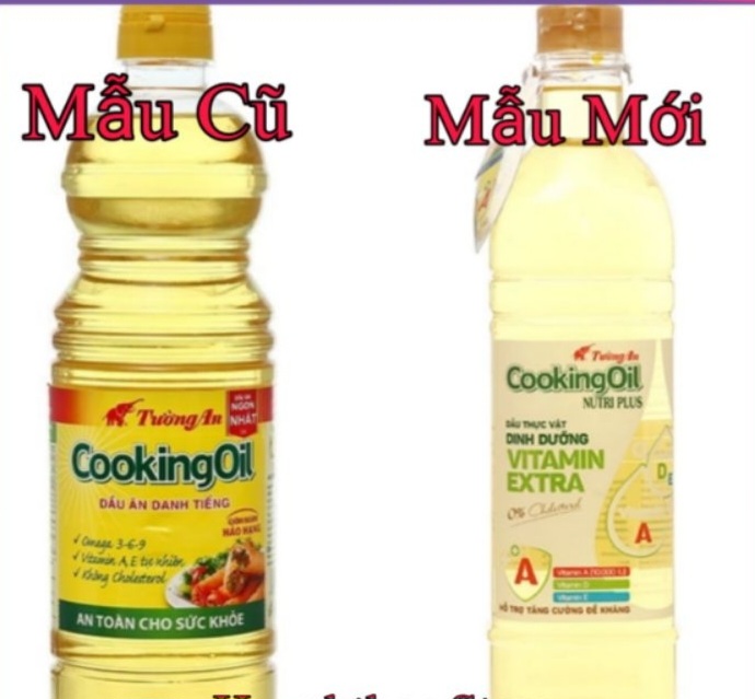 DẦU ĂN TƯỜNG AN COOKING OIL 400ML/1 LÍT (Mẫu mới)