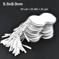 Miếng Dán Điện Cực EMS TENS Dạng Gel 20/30/50/100 Miếng Dùng Cho Máy Massage Châm Cứu Kích Thích Dây Thần Kinh Cơ Bắp Dán Điện Cực Tự Dính