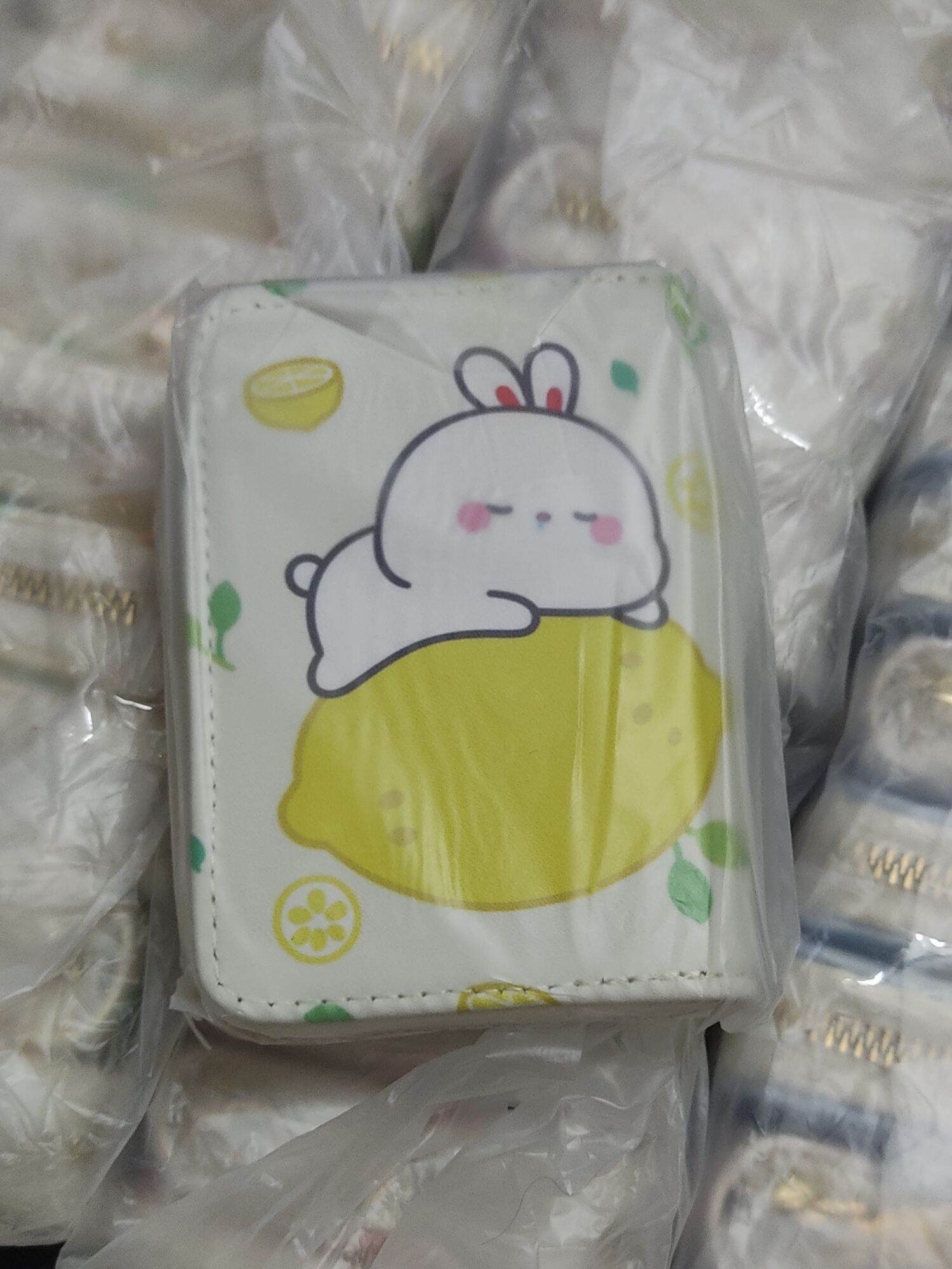 Ví ngắn cầm tay thỏ hoa quả mini cute