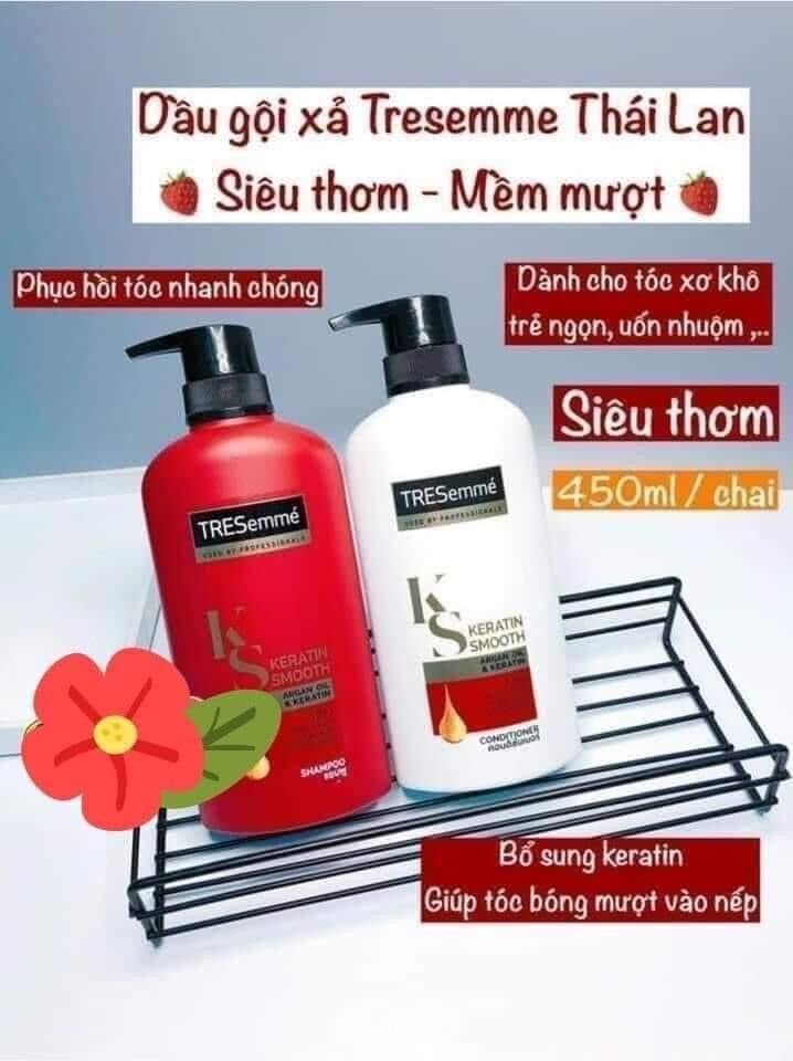 Combo 2 chai dầu gội xả tresemme Thái Lan 450ml
