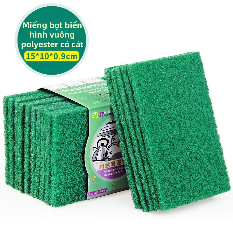 CLEAN WORLD | Durable Cleaning Sponge Scrubbing Cloth for Dishwashing - 4