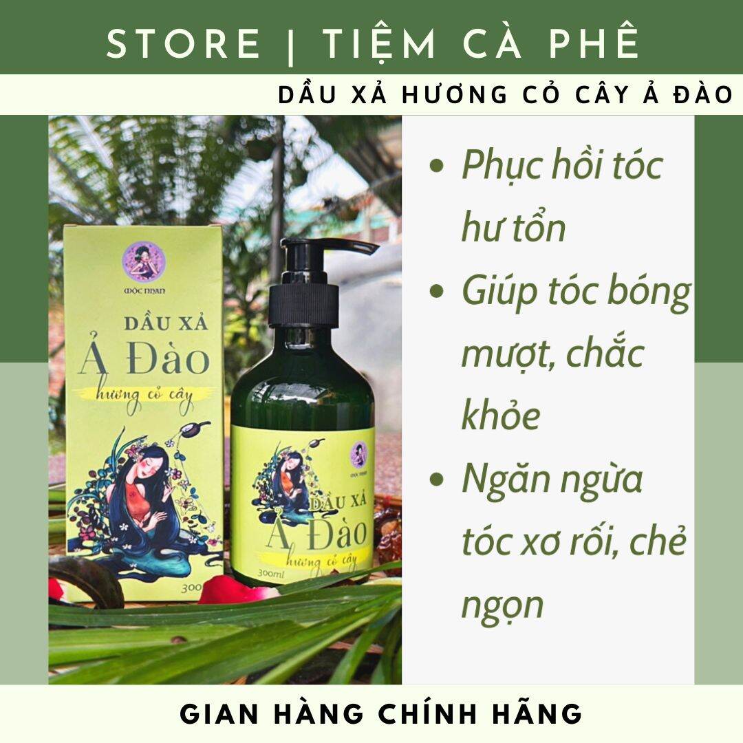 Dầu Xả Ả Đào Hương Cỏ Cây Mộc Nhan Natural