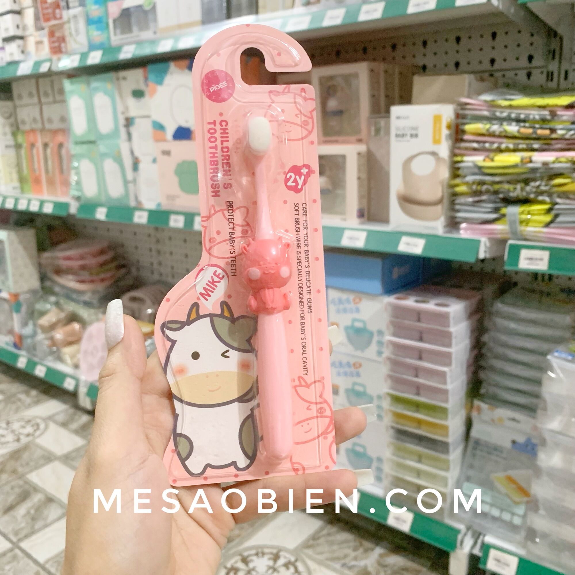 Bàn chải đánh răng lông mịn cho bé