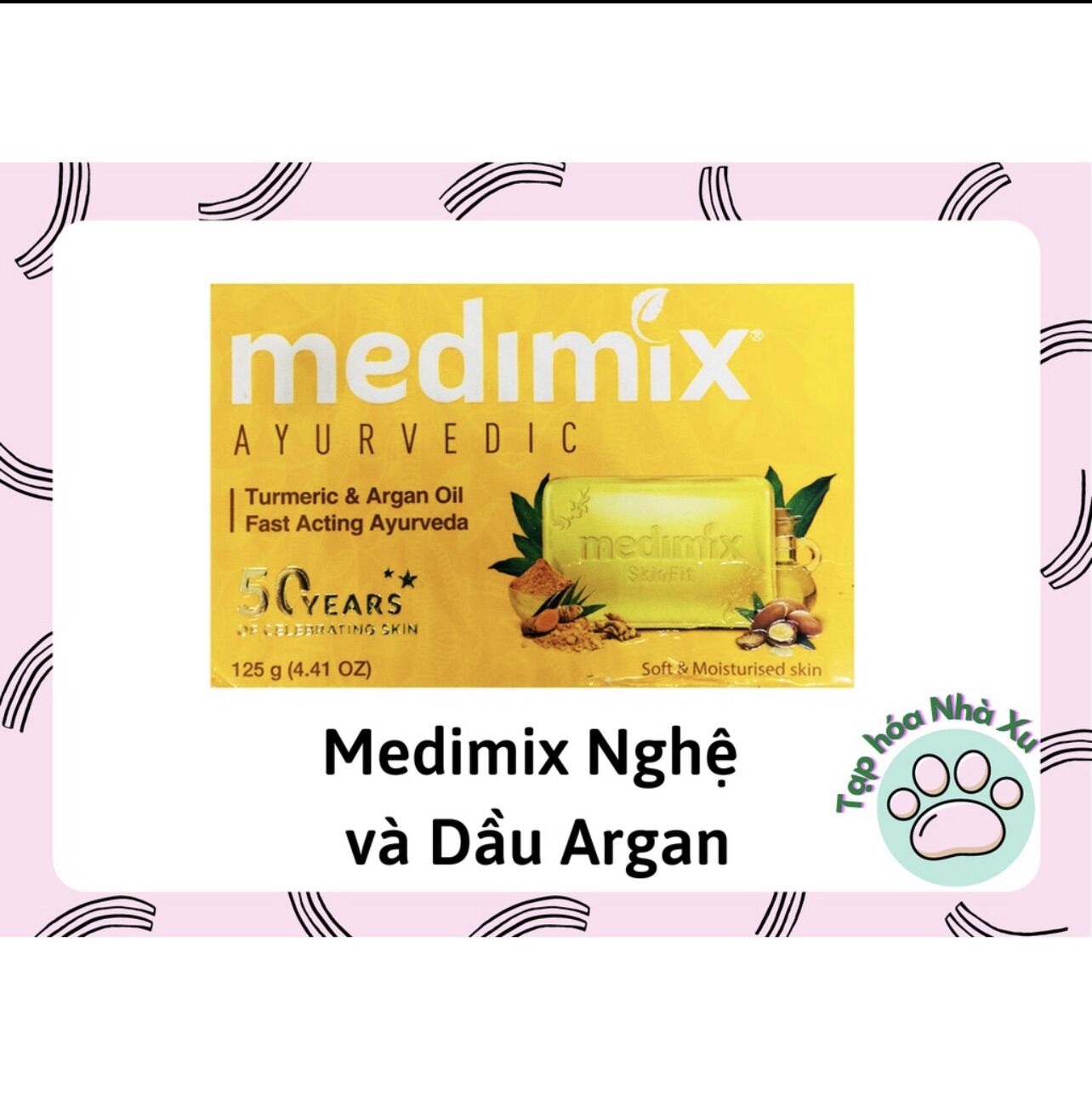 Xà phòng Medimix Nghệ và Dầu Argan 125 gram