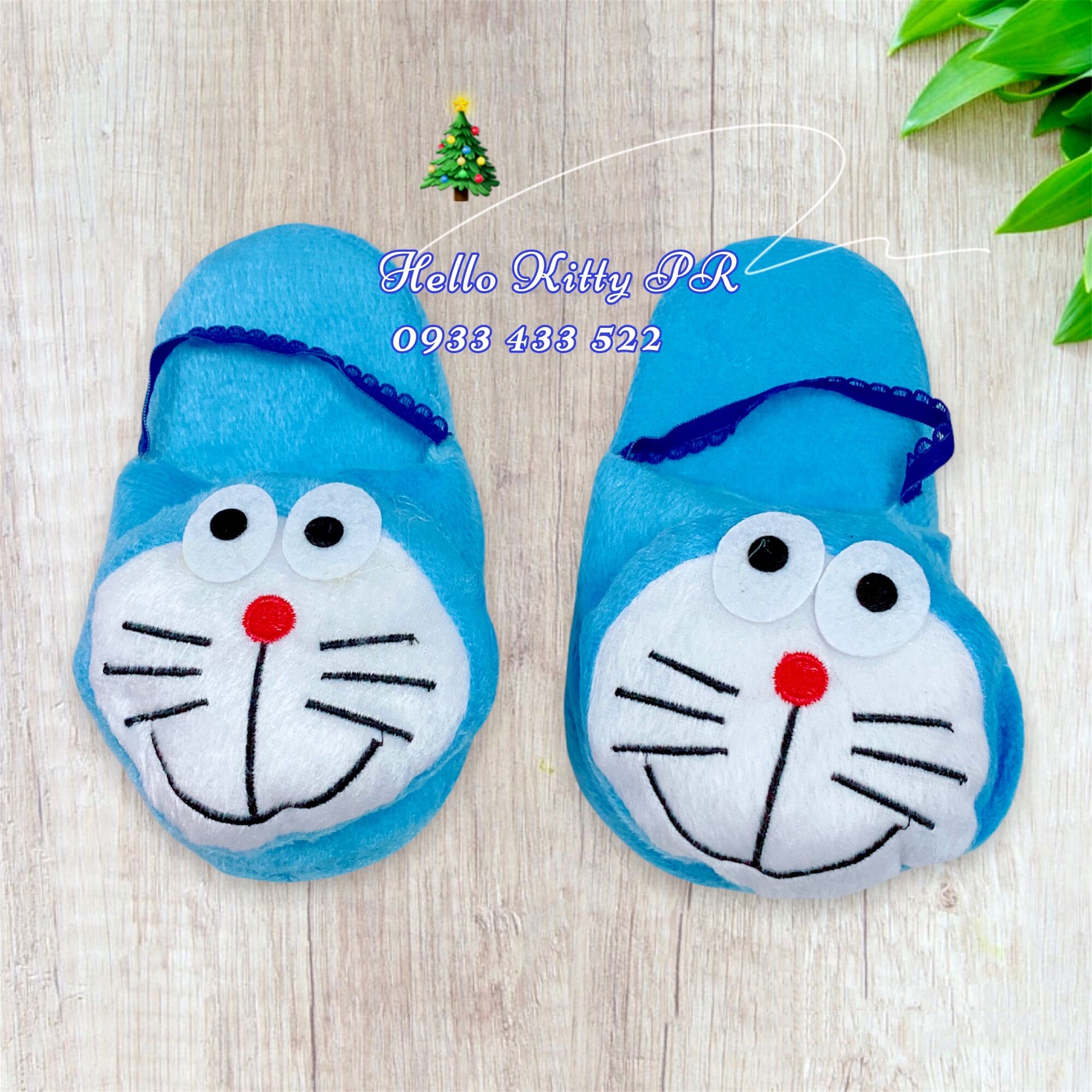 Dép bông trẻ em Hello Kitty - Doremon Doraemon