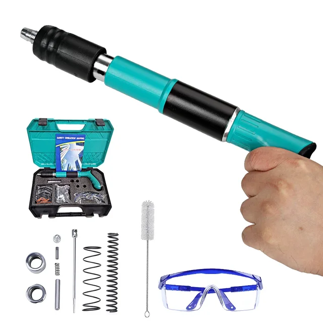Máy bắn đinh bê tông không dây tặng kèm 50 đinh