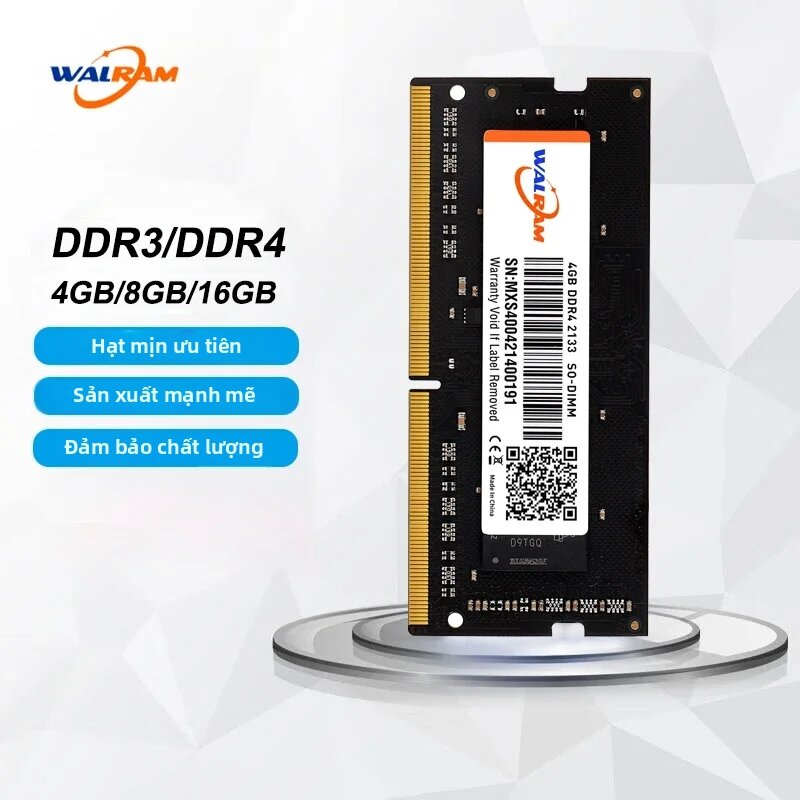 Walram | WALRAM DDR4 8GB Bộ Nhớ RAM Cho Laptop 2666 MHz SODIMM 1.2V 1.5V DDR3 DDR3L 1600 MHz Nâng Cấp Bên Trong Bộ Nhớ Máy Tính Xách Tay Giá 604,000 Đồng*Miễn phí vận chuyển