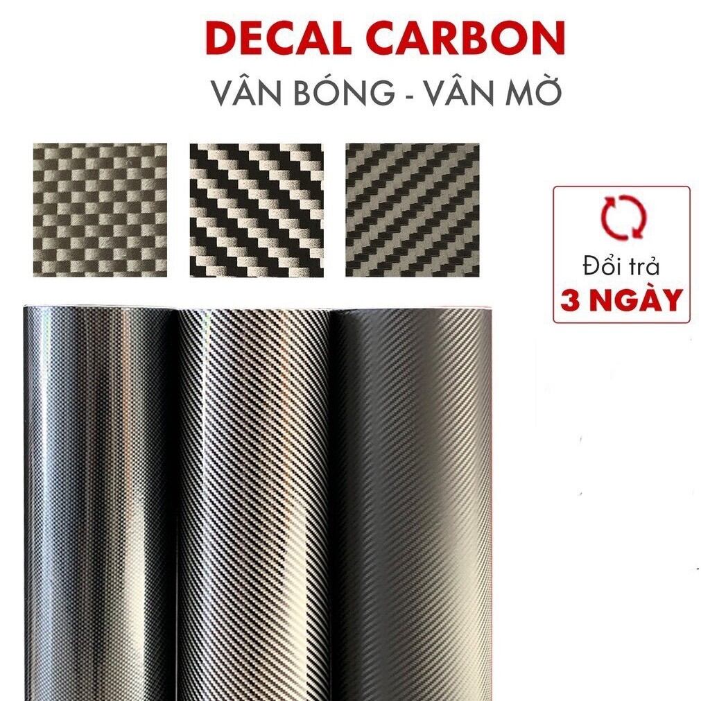 Decal Carbon Dán Xe Máy,Decal Carbon Vân Bóng Nhám Sẵn Keo