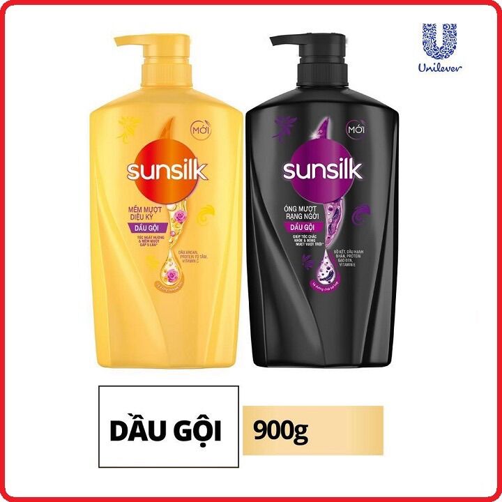 Dầu gội sunsilk 900g sẵn 2 màu