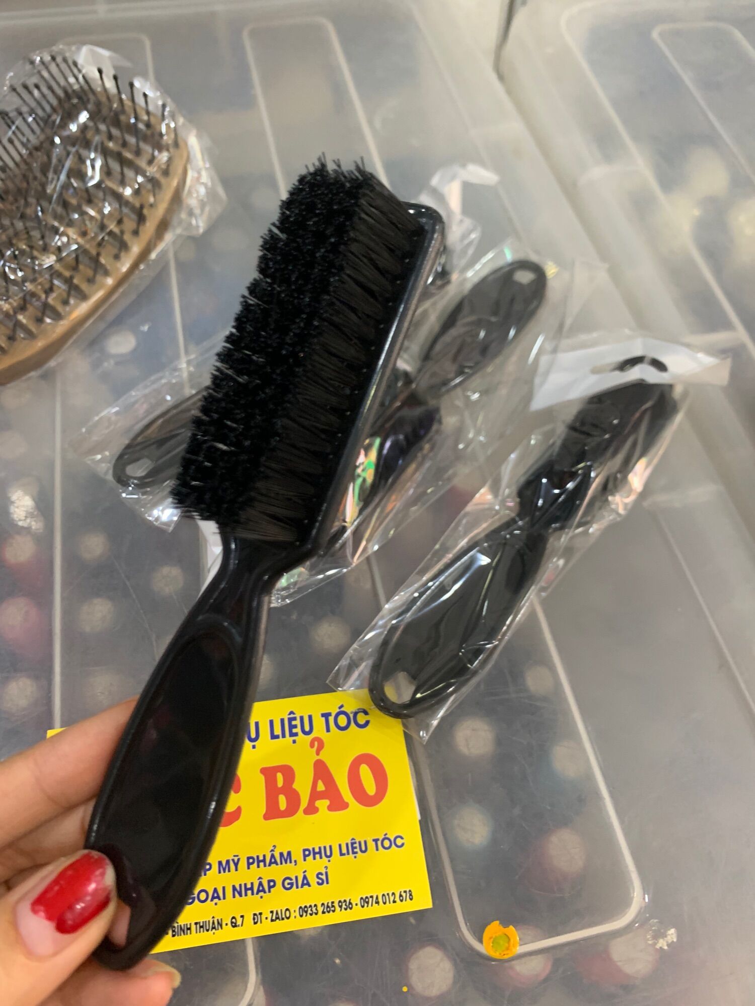 Chổi phủi tóc chuyên fade cho barbershop