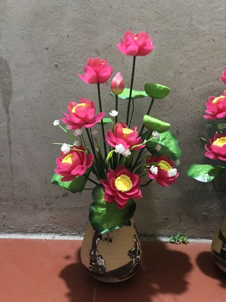 Nhụy hoa sen giả làm hoa handmade handmade S0254