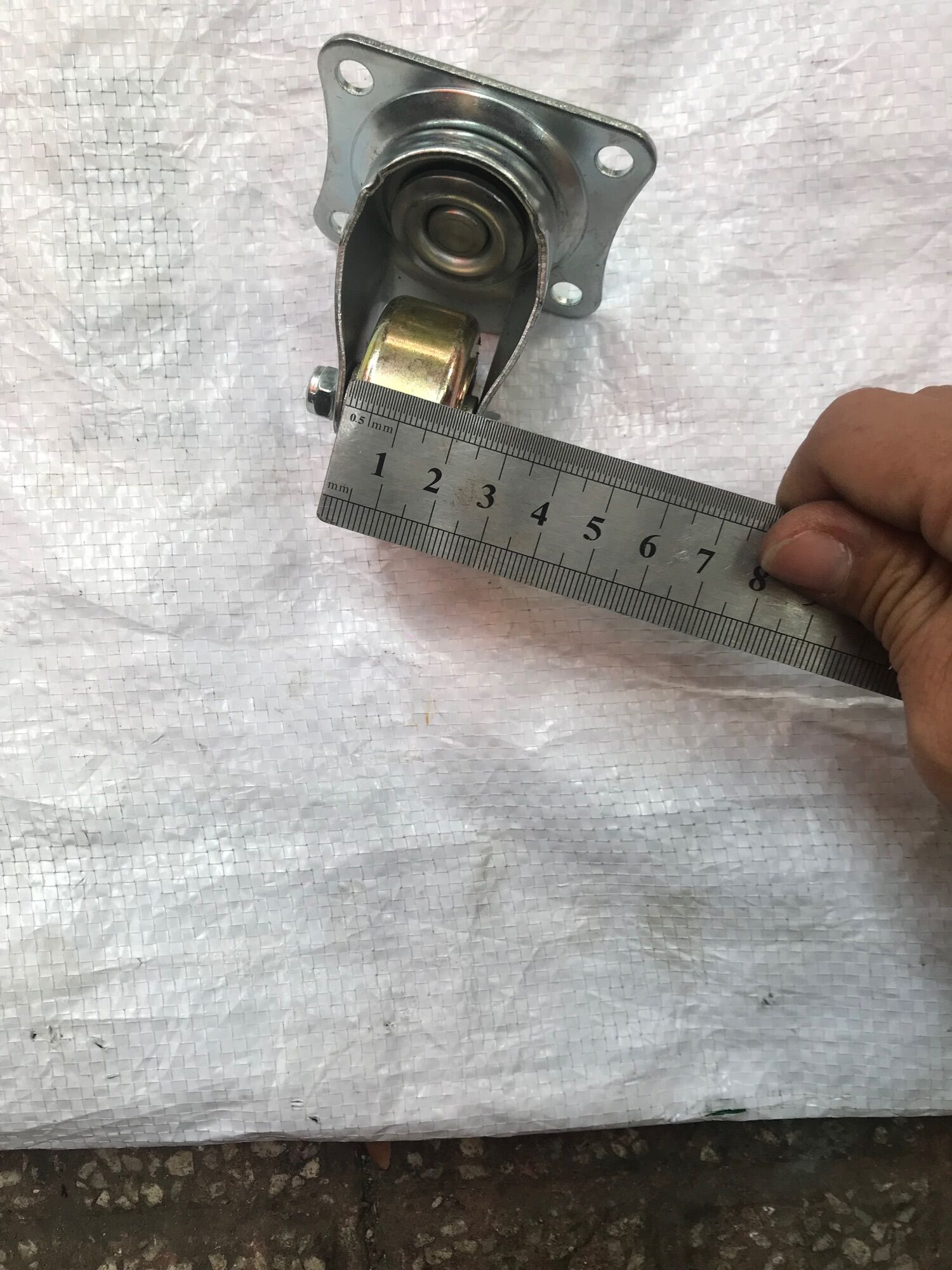Bộ 4 bánh xe đẩy sắt 5cm
