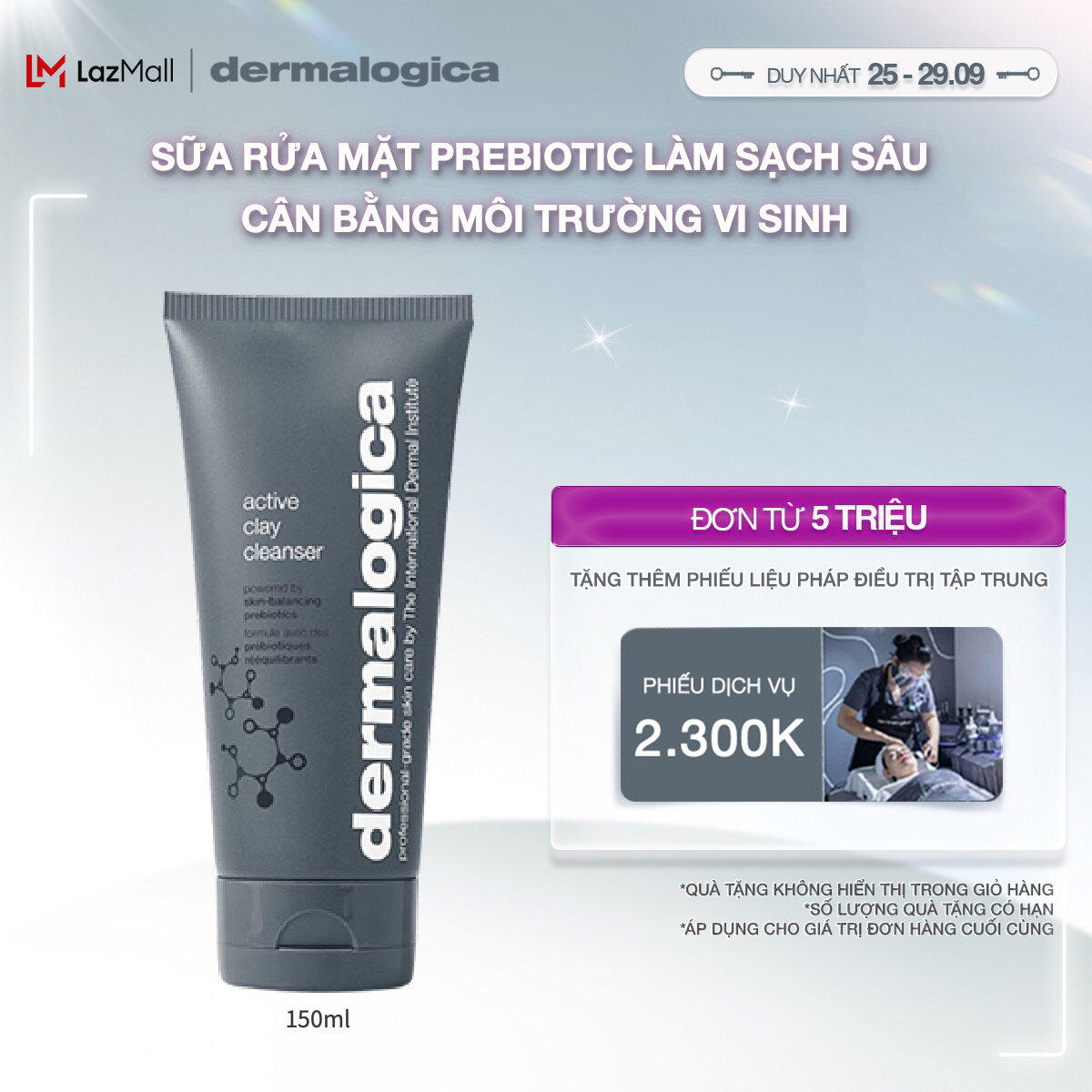 Sữa rửa mặt Dermalogica Active Clay Cleanser 150ml