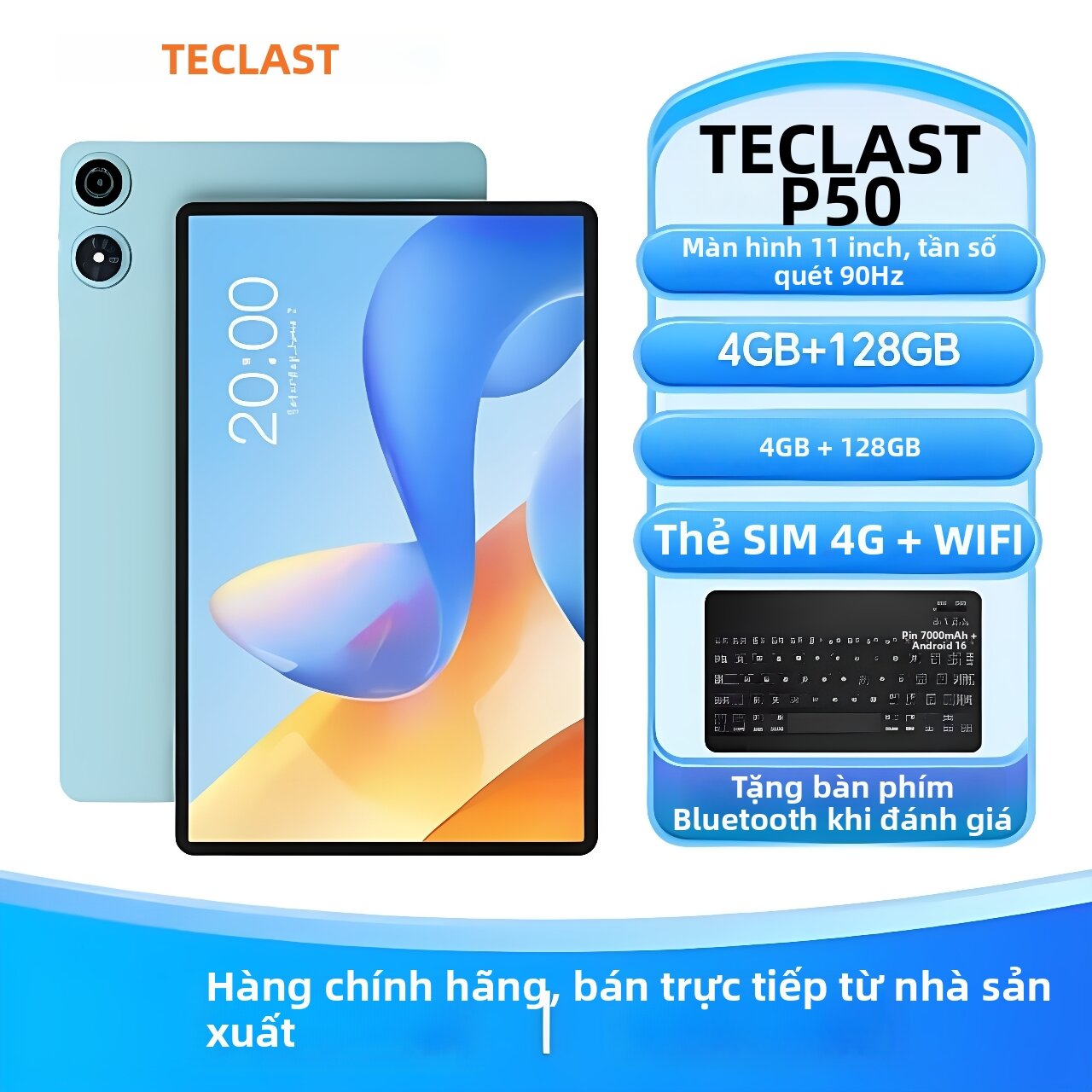 High Refresh Rate All-Network 4G Calling 11 inch Entertainment & Gaming Tablet 11inches