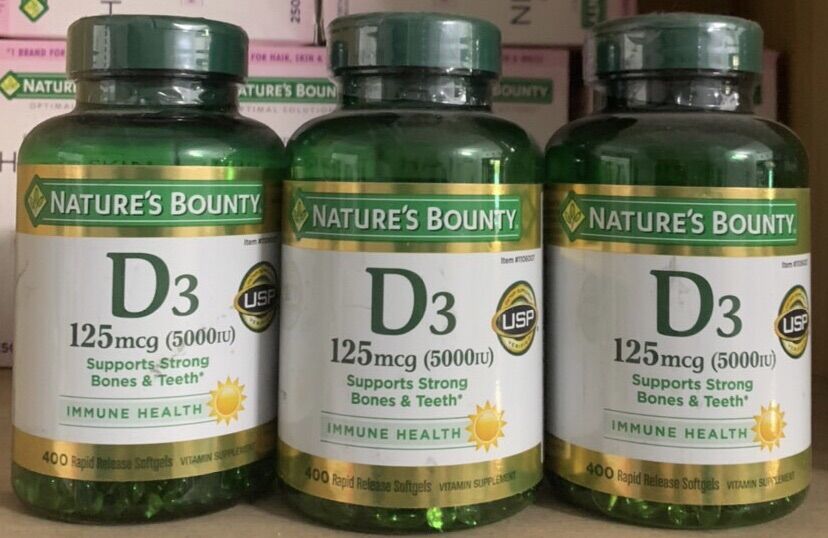 Vitamin D3 Nature's Bounty 400 Viên USA