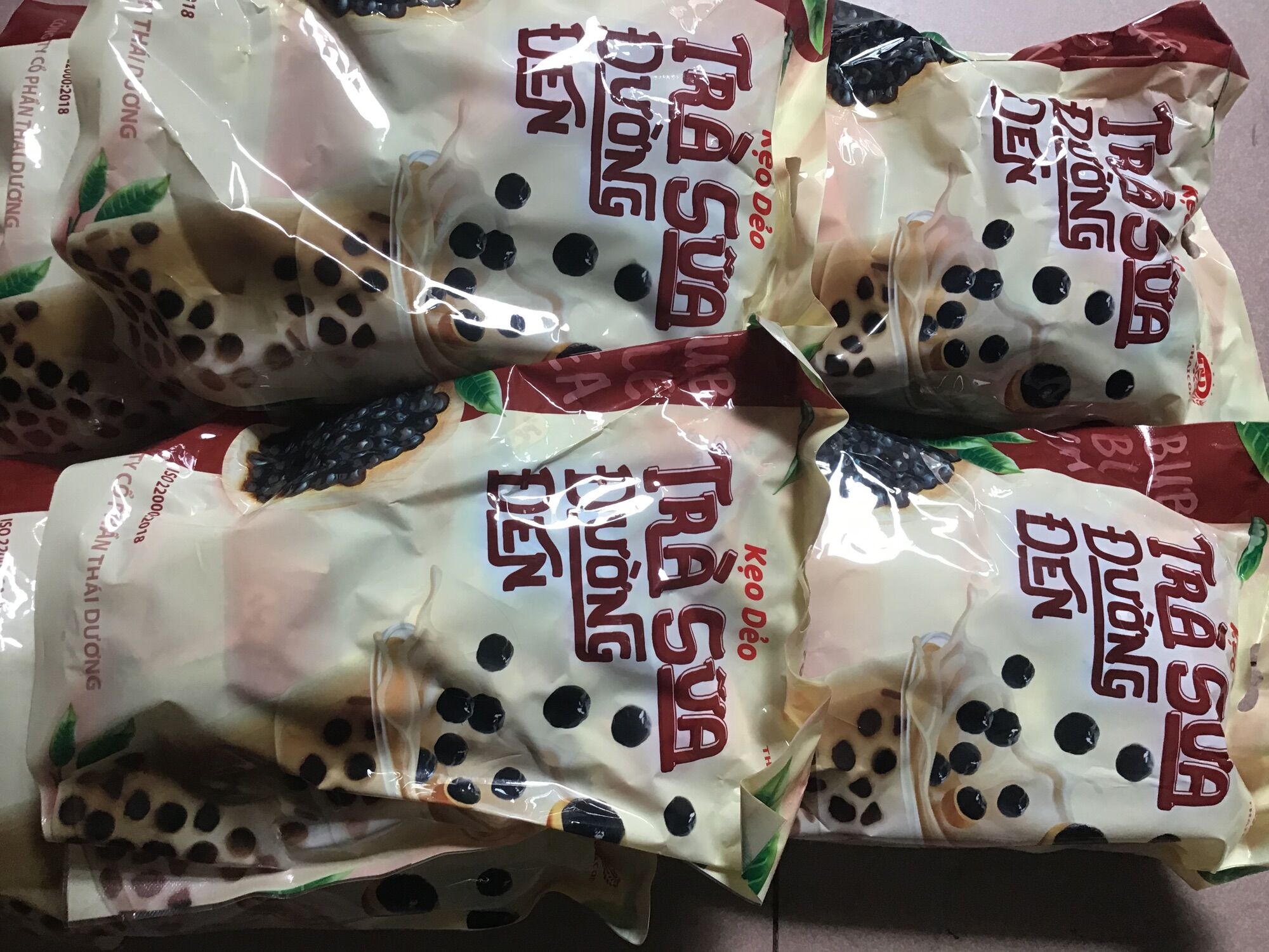 Kẹo dẻo trà sữa đường đen gói 320g