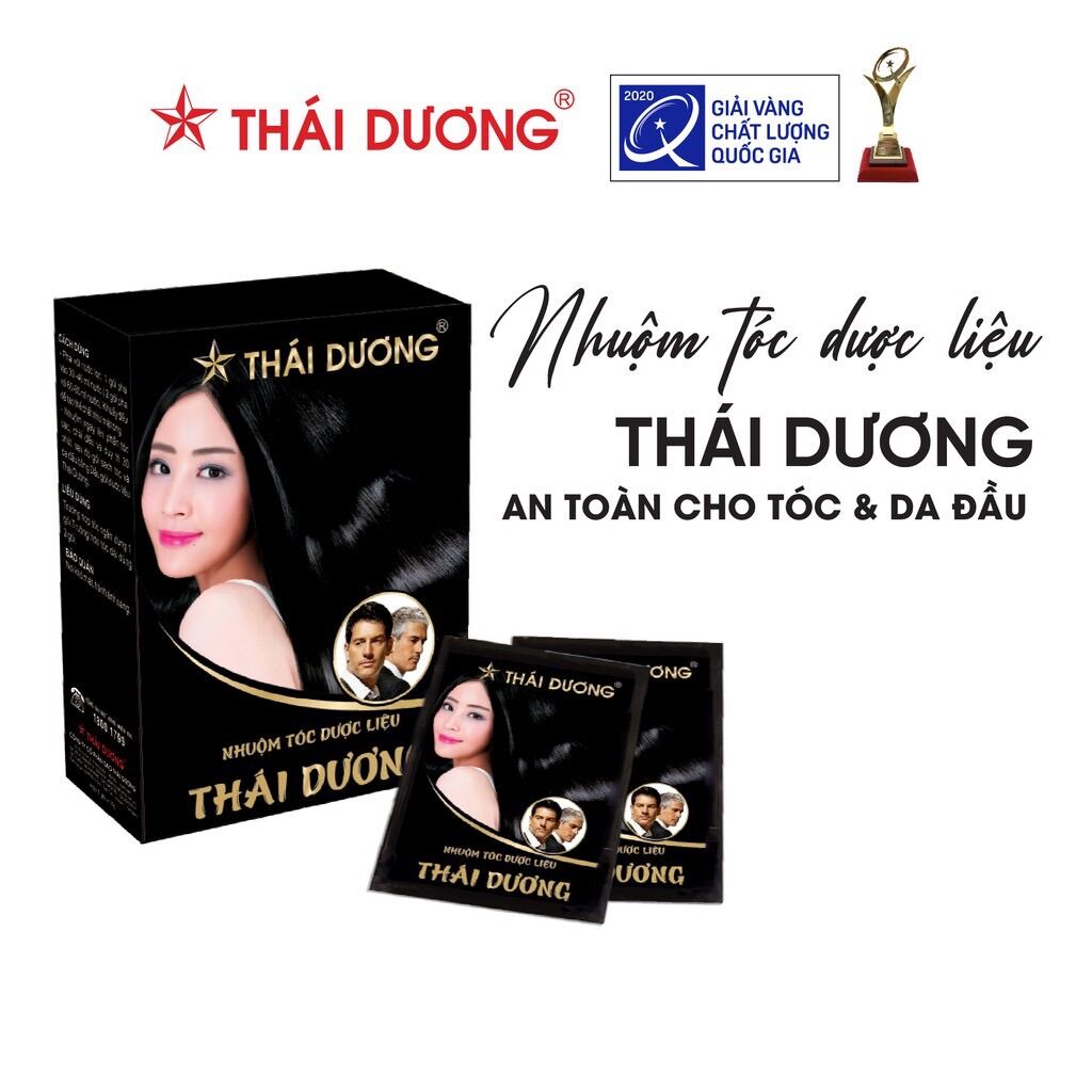 Nhuộm tóc thái dương màu đen hàng chính hãng công ty sao thái dương