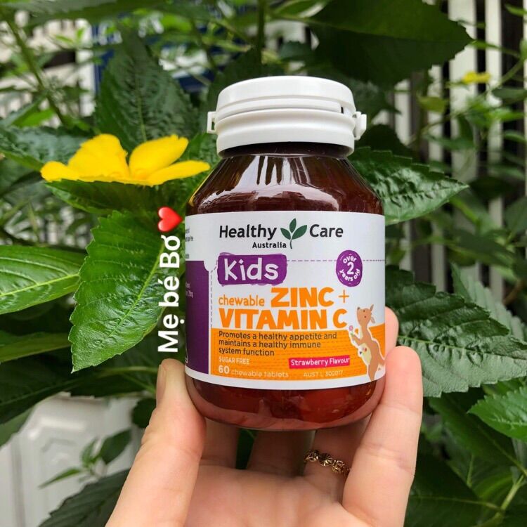 Kẹo Kẽm ZinC và VitaminC Úc giúp bé ăn ngon miệng và tăng đề kháng
