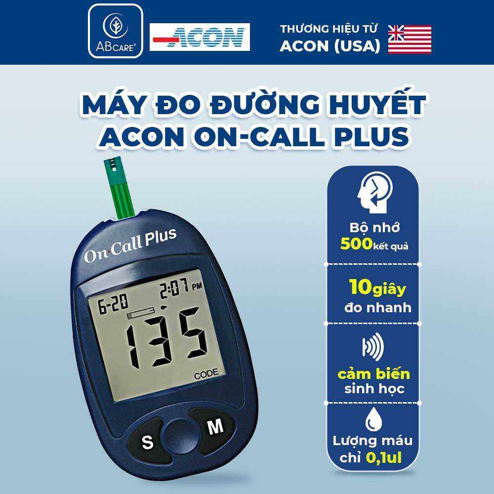 Máy Đo Đường Huyết ACON OnCall Plus | On Call Plus