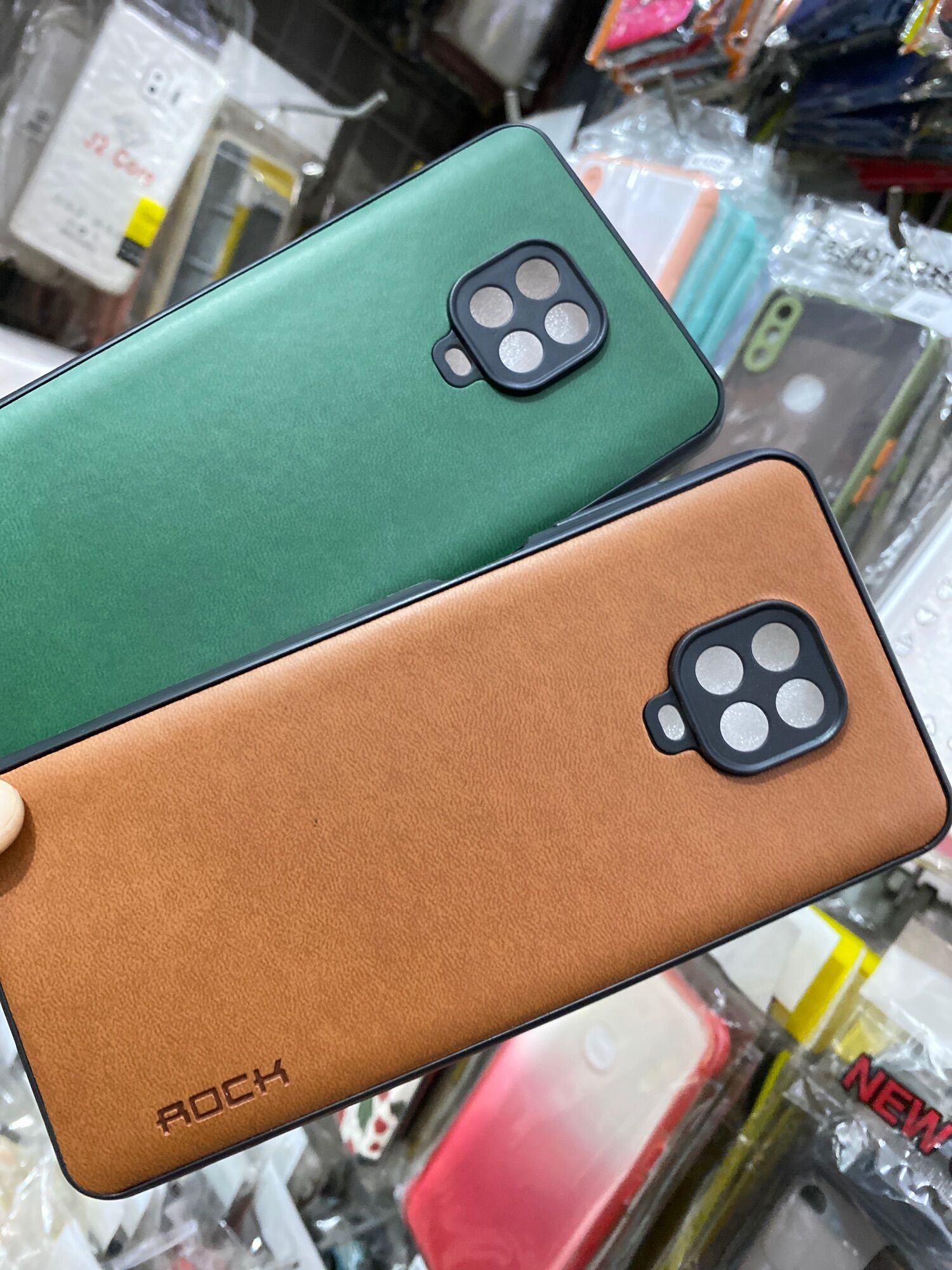 Redmi Note 9S/Note 9 Pro  Ốp lưng dẻo giả da nhiều màu cực đẹp