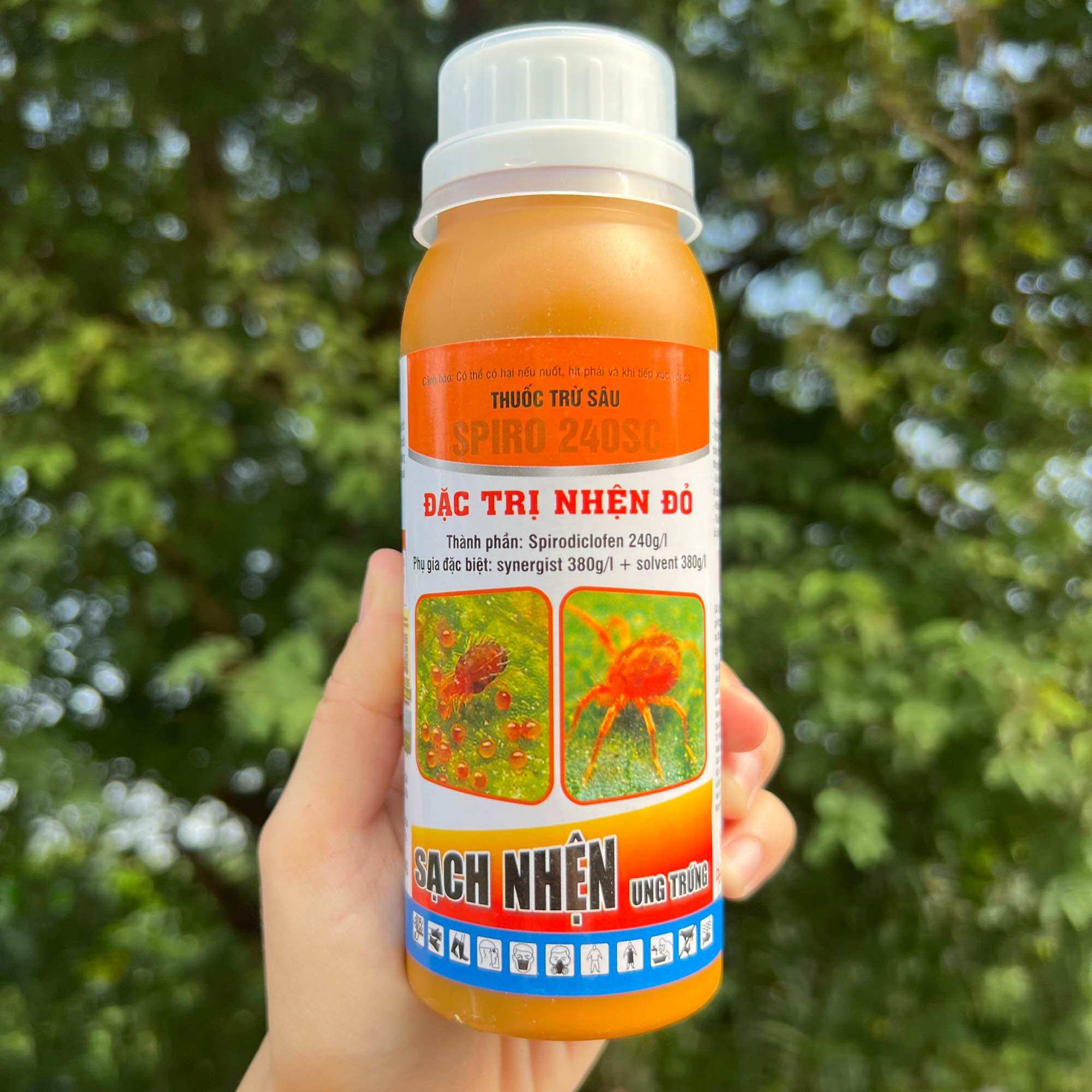 ĐẶC TRỊ NHỆN ĐỎ 240ml dạng sữa, thuốc trị nhện đỏ, nhện vàng, nhện dẹt đỏ, bọ trĩ...