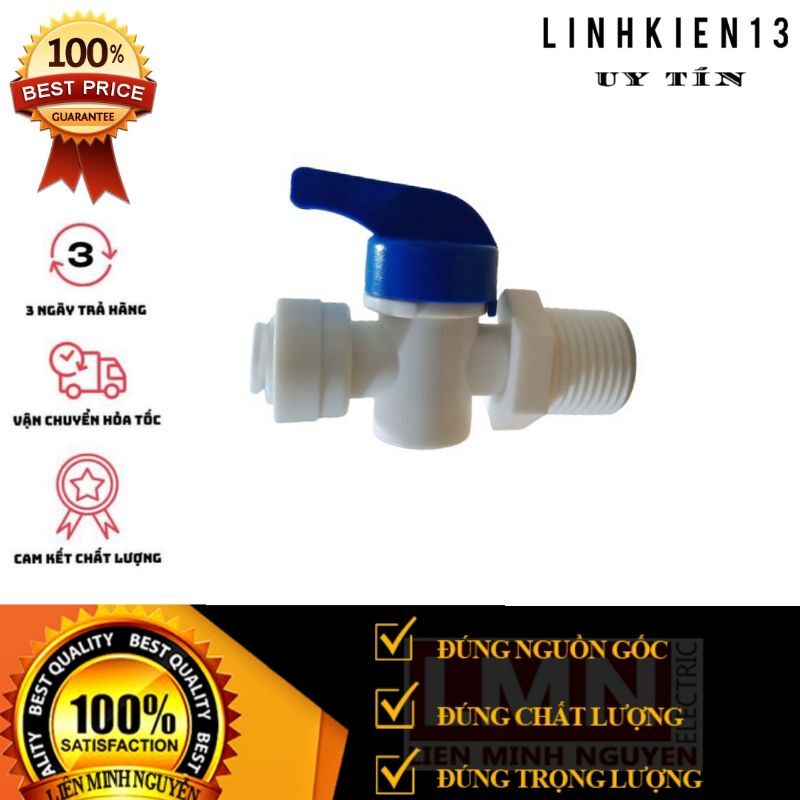 Khóa nhựa thẳng zen 21 ra phi 6