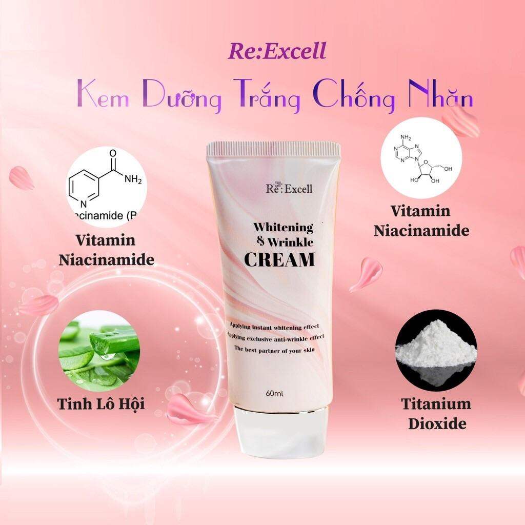 Kem Dưỡng Trắng Chống Nhăn Whitening & WrinKle Cream R&B Hàn Quốc