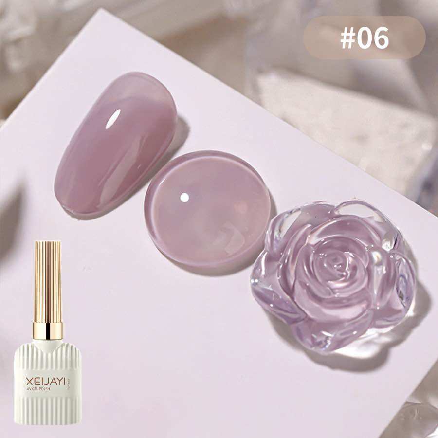 Sơn gel màu Thạch Sữa pastel XEIJAYI chai sơn 15ml , chất sơn đậm đặc