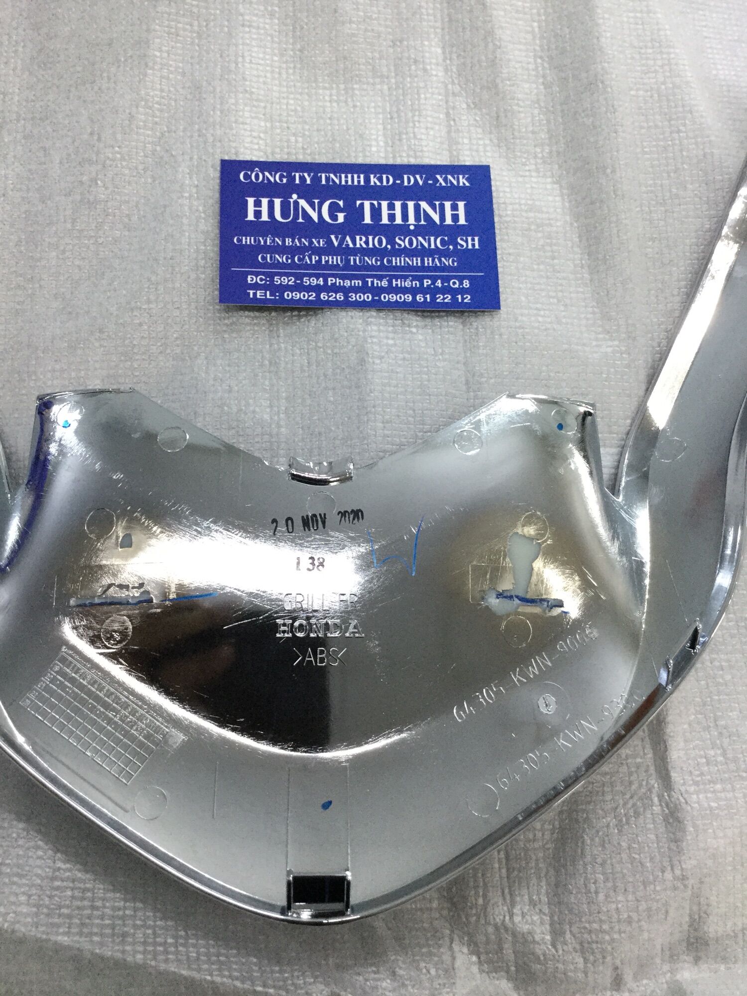 Viền Xi mặt nạ Pcx : 2010 - 2013