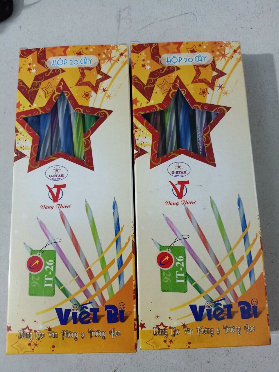 Combo 20 chiếc bút bi nến