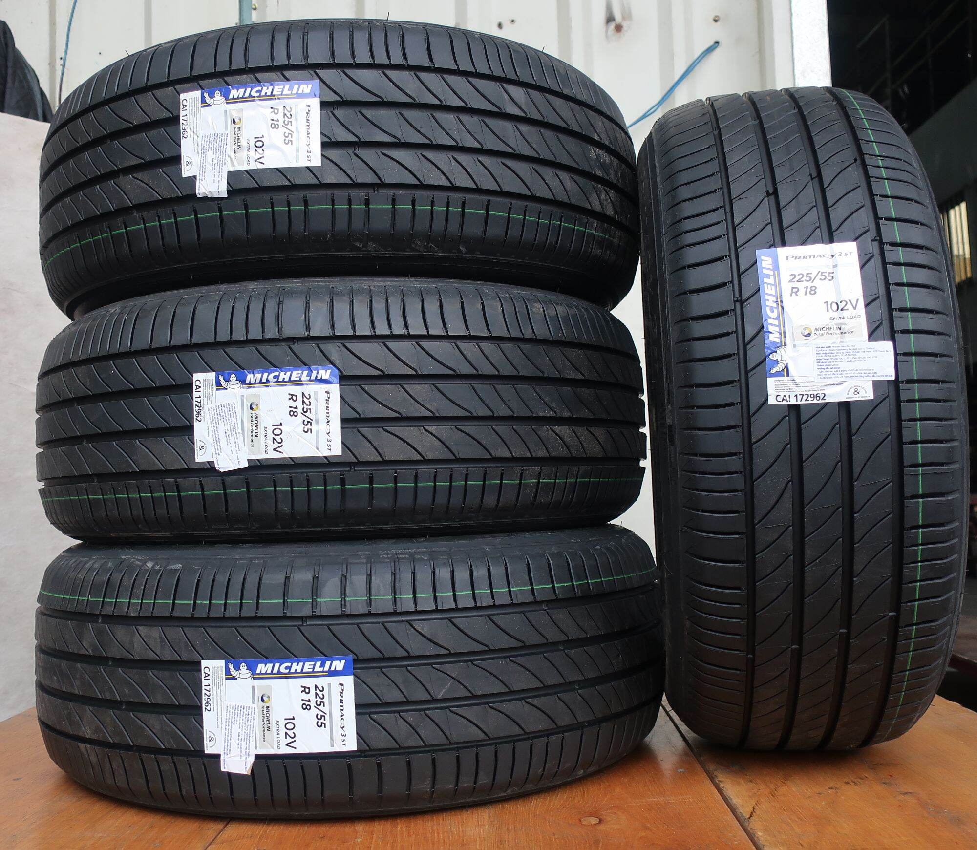 Vỏ lốp 225/55r18 102v michelin primacy 3 st