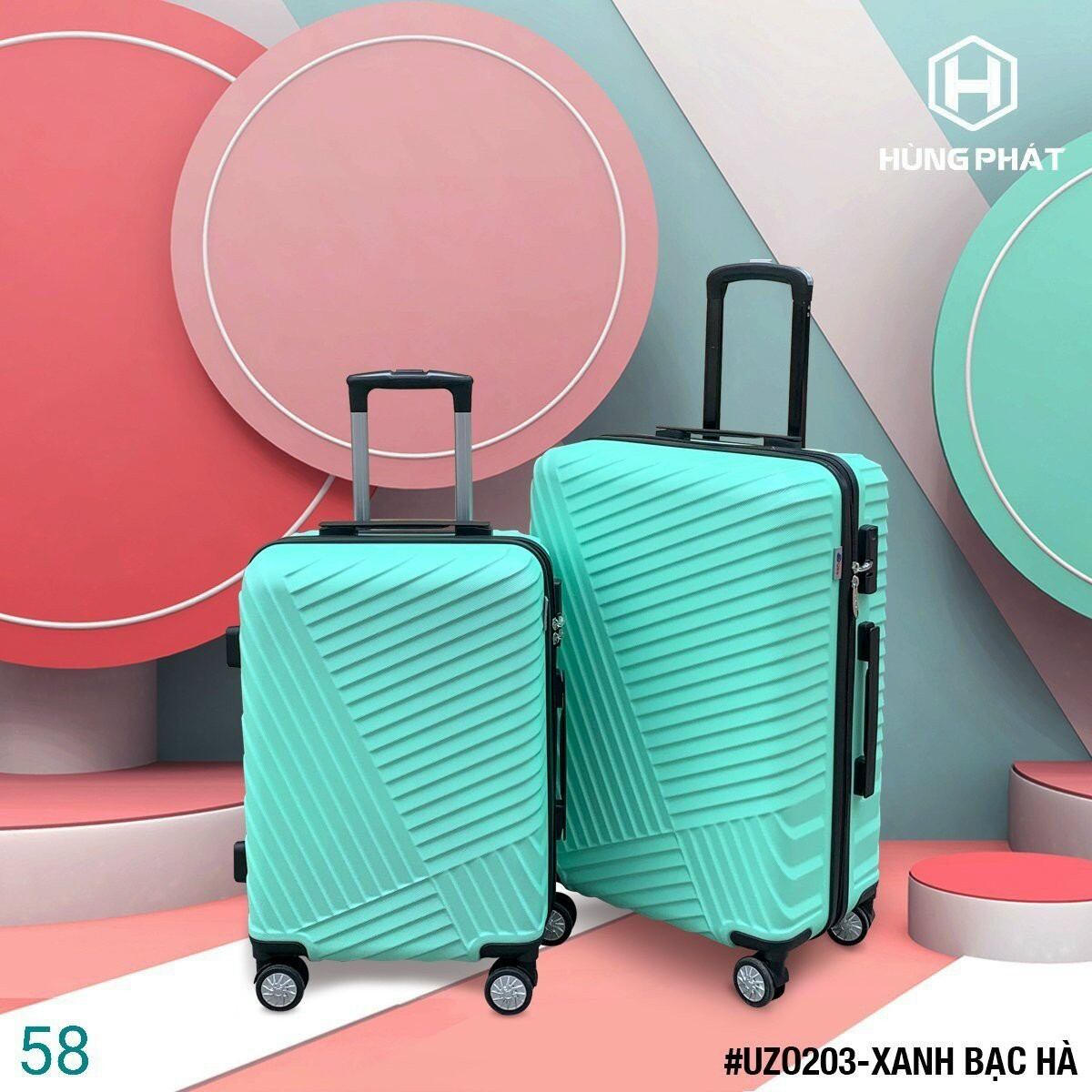 Vali kéo du lịch uzo 203 chính hãng hùng phát size 20 size 24 rẻ bền đẹp
