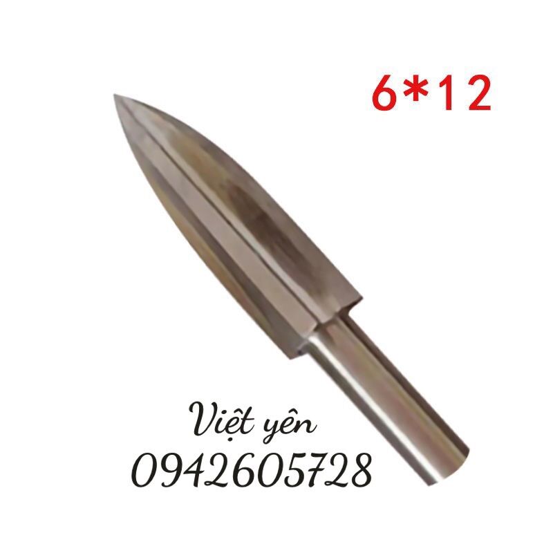 Mũi Khoan Khắc Gỗ 3 Lưỡi Đầu Nhọn – Dao Phay Điêu Khắc Gỗ, Chạm Khắc Gỗ Ô Liu, Gia Công Gỗ Thủ Công