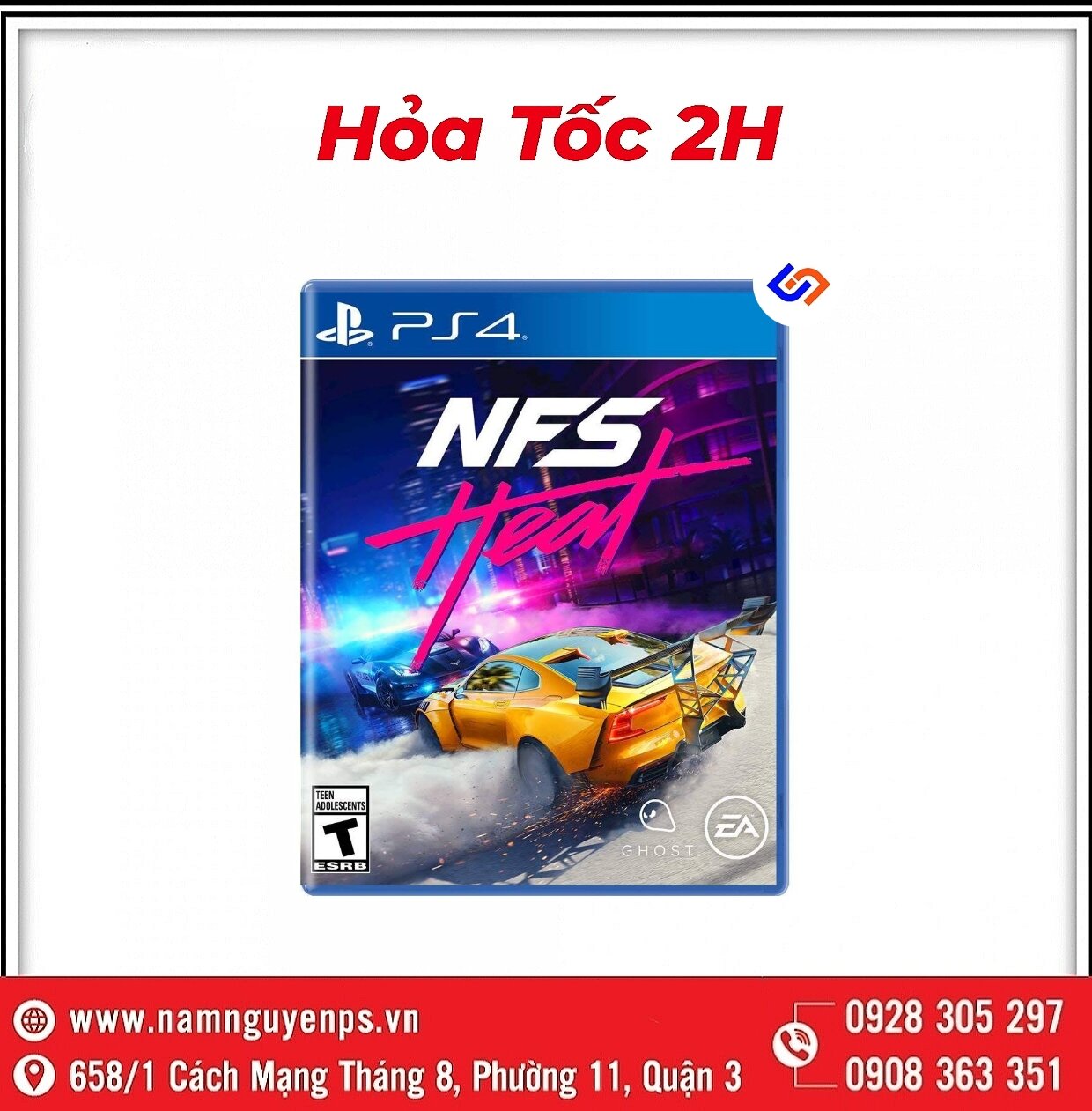 Đĩa game ps4 | need for speed heat nfs