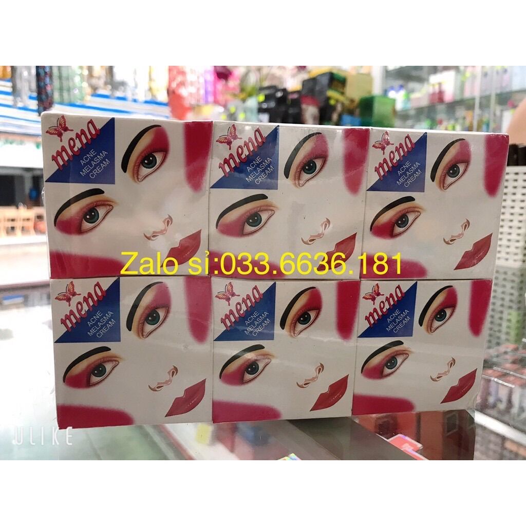 Sỉ 1 lố 12 hủ kem mena trắng da thái lan hủ 4g