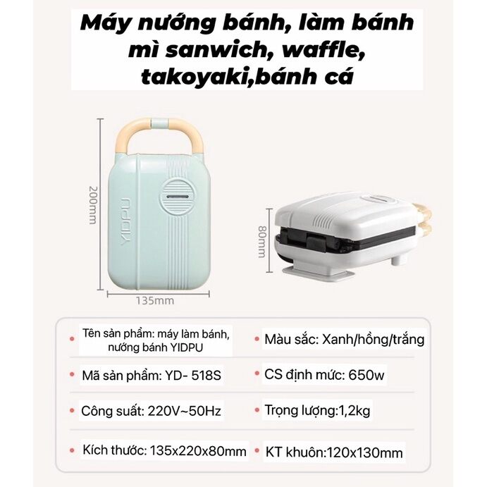 Máy nướng bánh mỳ kute
