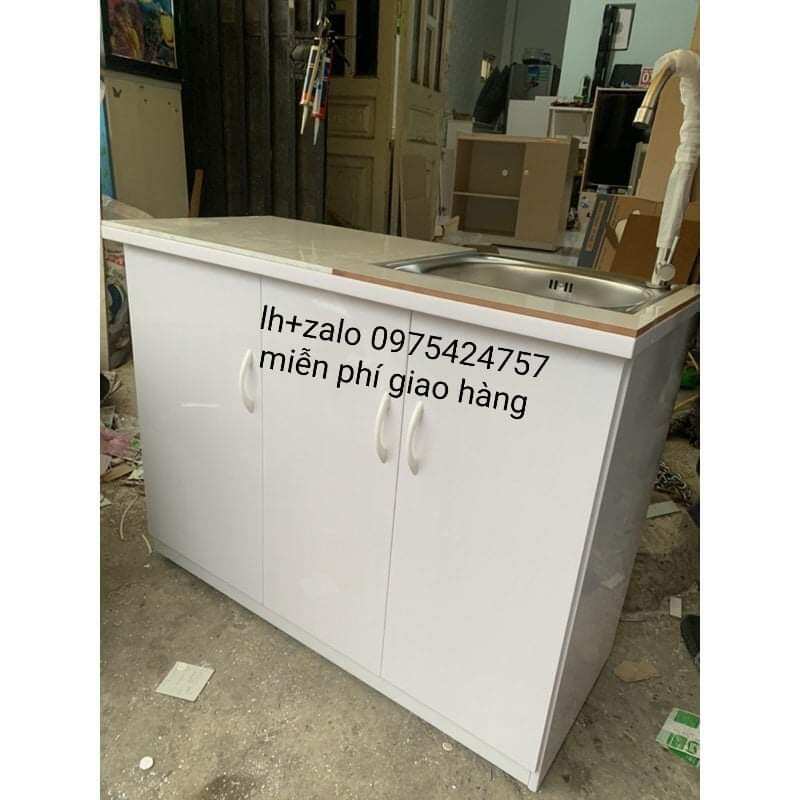 Tủ bếp mini sẵn bồn mặt gạch giá xưởng