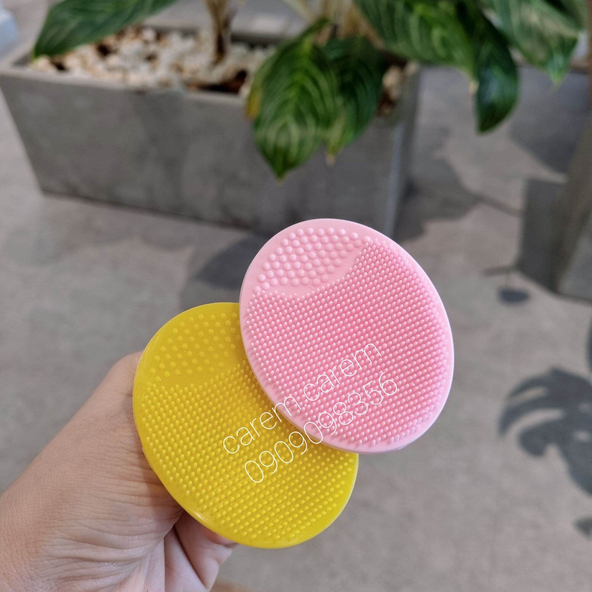 Miếng rửa mặt silicon siêu mềm mại caremcarem