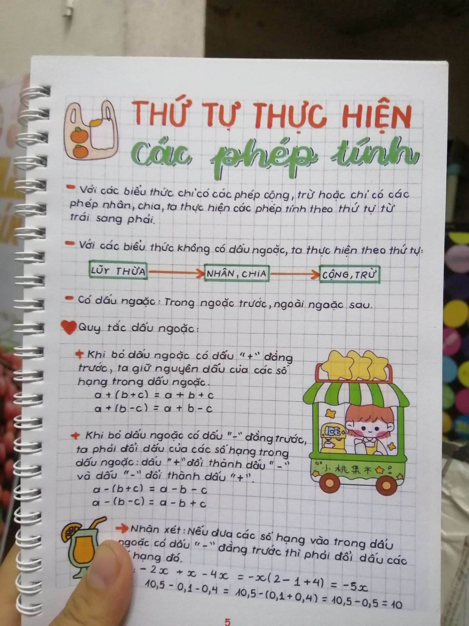 Sổ Takenote Toán 7 khổ A5