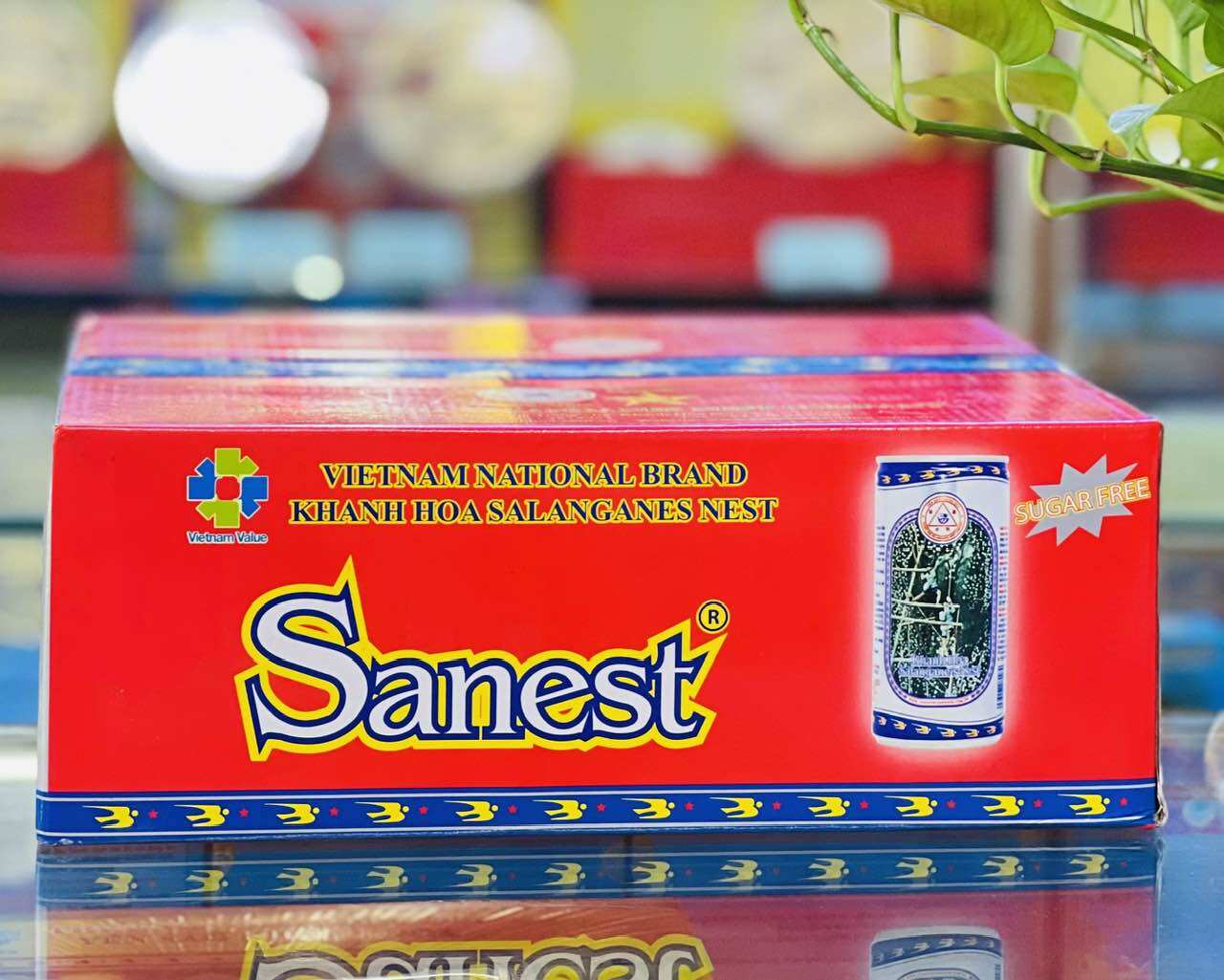 Nước yến sào khánh hòa sanest lon 190ml, thùng 30 lon kiêng đường