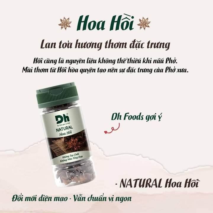 NATURAL HOA HỒI Dh Foods 15g