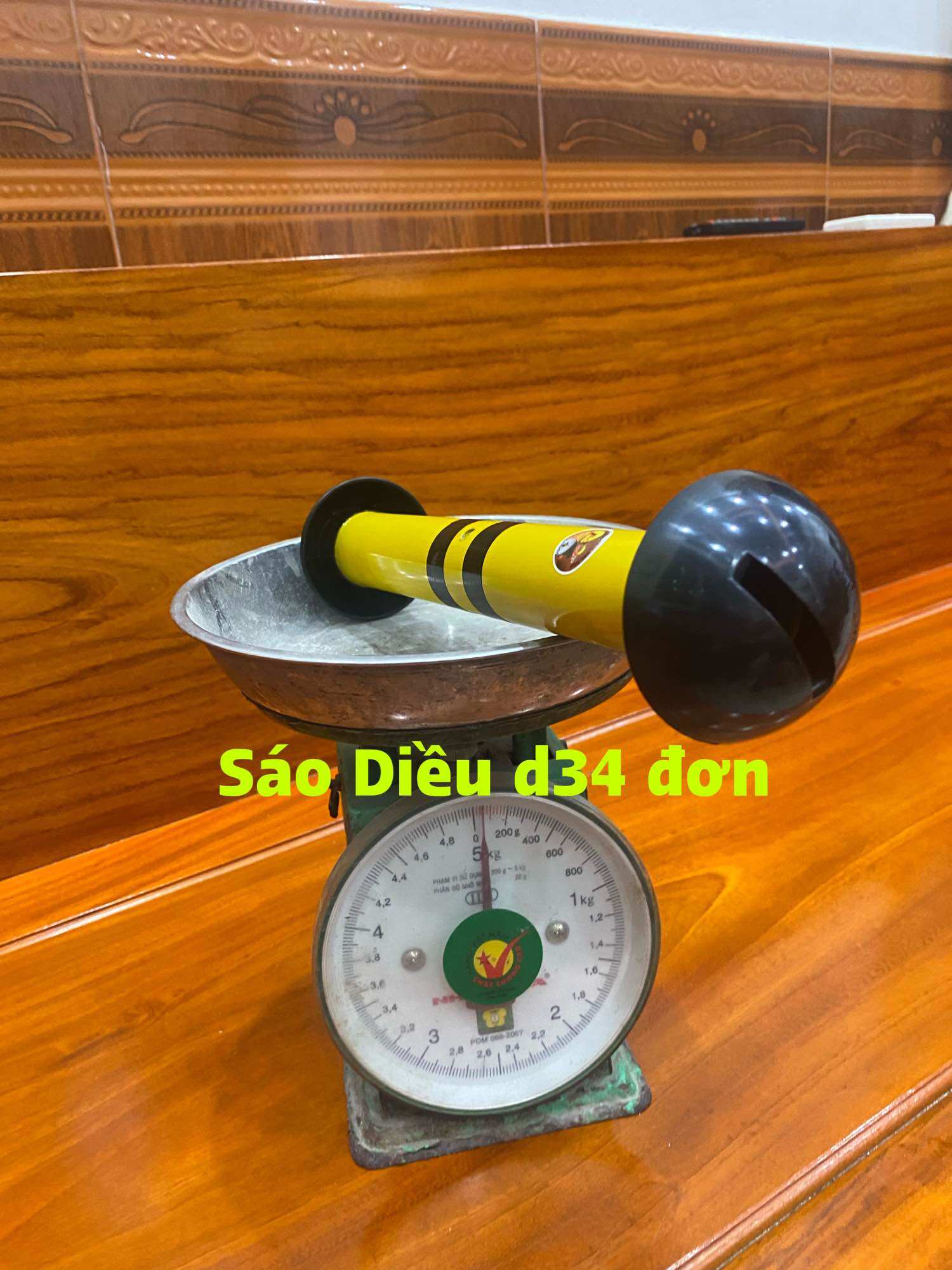 Sáo Diều đơn d34 phù hợp với các loại Diều sáo từ 1,2m đến 1,7m