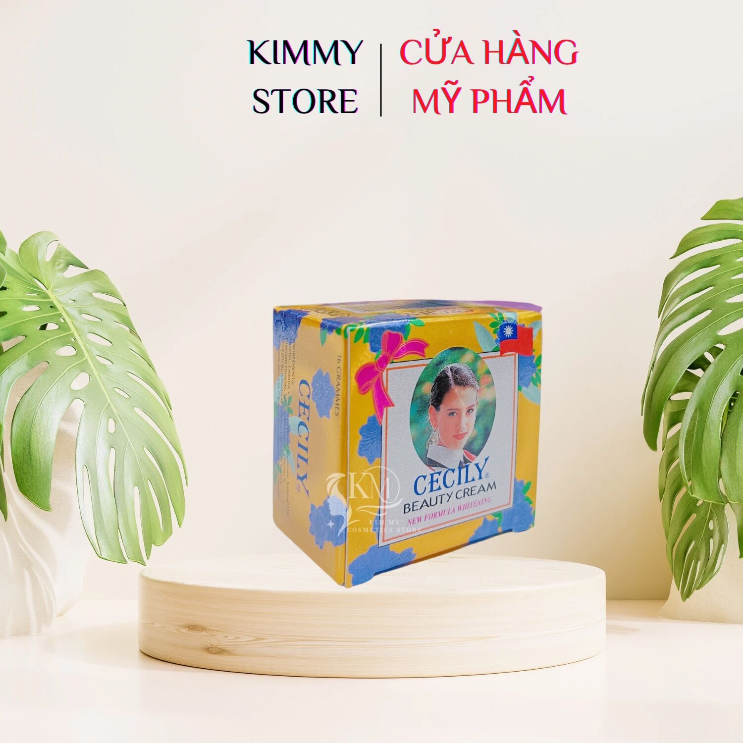 Kem nền trắng da Cecily beauty Cream 16g