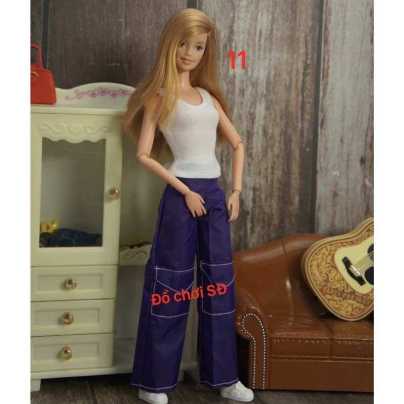 Quần áo búp bê - đồ bộ 25k