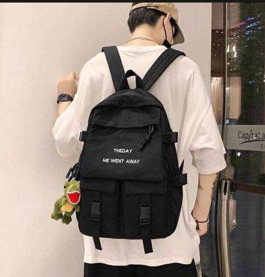Balo Basic học sinh Nam nữ thời trang Ba lô cấp 1 2 3_ đi học